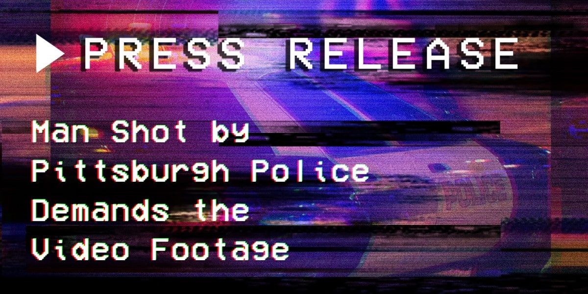 Press Release title over artistic image of police car